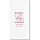 Bubbly is the Answer Deville Guest Towels Image 3 of 5